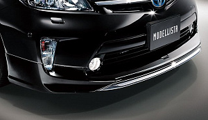 Тюнинг для Губа передняя Prius 30 2011+, Modellista , под покраску + хром