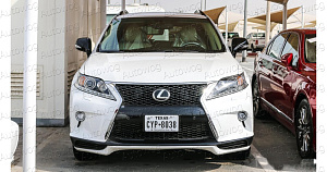 Тюнинг для Губа передняя RX 350 / RX 270 / RX 450 H 2012 - 2015 , F-Sport , под покраску 