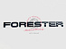 Надпись Forester , чёрная