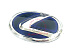 Эмблема Lexus синяя , 120 мм
