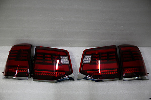 Тюнинг для Стопы Land Cruiser 200 2016 +, диодные , динамические , стиль 1