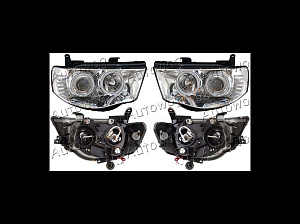 Тюнинг для Фары L 200 / Triton 2005г.- хром, Eagle eyes