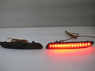 Стопы дополнительные Fit 2009 - 2012 дымчатые