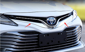 Тюнинг для Накладки Camry V70 2018 +, на решетку , сталь