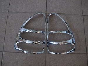 Тюнинг для Накладки Prado 120 на стопы, хром 