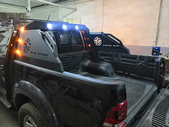 Защитная дуга в кузов , раздвижная , металл , универсальная , стиль 1 