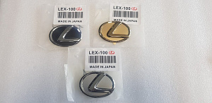 Эмблема на руль Lexus золото