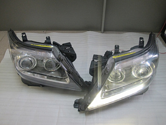 Фары Lexus LX 570 2012 - 2015 хром
