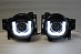 Фары FJ Cruiser черные , дизайн новый