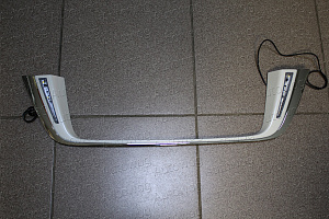 Тюнинг для Планка Land Cruiser 200 стиль LX 2018 +, под номер с задним ходом диод, белая