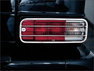 Тюнинг для Защита стоп сигналов Merсedes G-class W463 , хром стиль 2