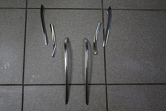 Накладки Prius 50 под стопами , сталь