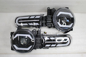 Тюнинг для Фары + габариты FJ Cruiser динамические , бегающий повтор