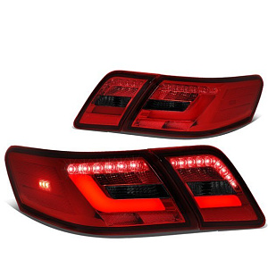 Тюнинг для Стопы Camry V40 2006 - 2011 стиль Lexus красно-дымчатые