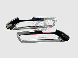 Тюнинг для Накладки Alphard H30, на доп . стопы , хром 
