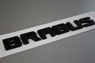 Надпись на Mercedes. плоский дизайн , чёрная