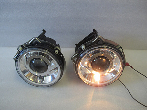 Тюнинг для Фары Merсedes G-class W463 / G63 / G65 1992-2006г. хром, линза