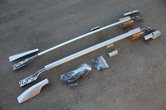 Рейлинги Land Cruiser 200 серебро