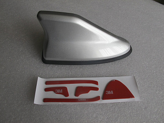 Антенна на крышу "плавник" серая