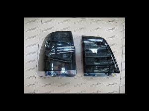Тюнинг для Стопы Land Cruiser 200 дизайн LX 570 2012 , дымчатые+хром 