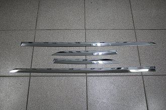 Молдинги дверей Qashqai j11 сталь