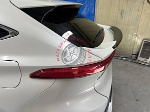 Тюнинг для Спойлер Harrier 80 2020 - н.в. дизайн Silk Blaze на багажник , белый