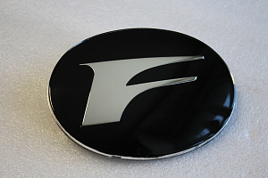 Эмблема F-Sport в решетку ( 165*120 ) , стеклянная 