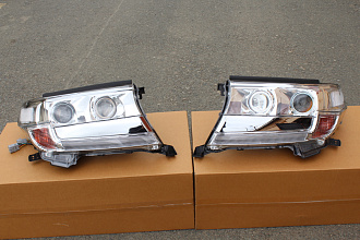 Фары Land Cruiser 200 стиль 2016 +