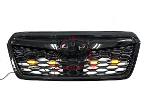 Тюнинг для Решетка Forester  2019 - 2021 , чёрная с ходовыми огнями 