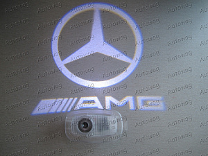 Подсветка в двери Mercedes (AMG)