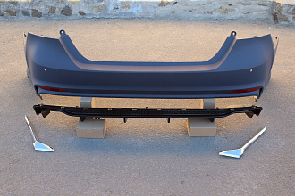 Бампер задний Camry V70 2018 +, дизайн Lexus 