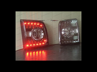 Планки стопов Patrol Y62 2008 - 2014 на заднюю дверь, диодные