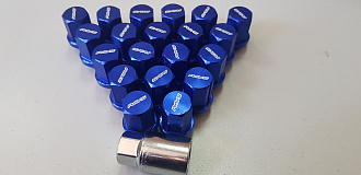 Гайки колёсные RAYS DURALUMIN M12*P1.5 синие 20шт.