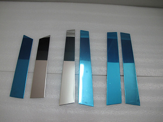 Накладки X-Trail 32 на стойки дверей, хром