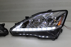 Тюнинг для Фары Lexus IS 250 2005 - 2012 , хром