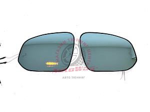 Тюнинг для Полотна зеркал Alphard H30 / Vellfire 30 , антиблик + зона обгона