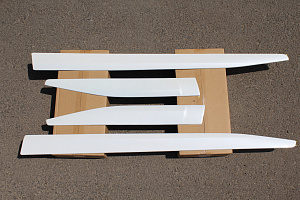 Тюнинг для Молдинги дверей X-Trail 32 , белые  