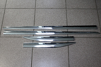 Молдинги дверей Camry V70 2018 +, хром 