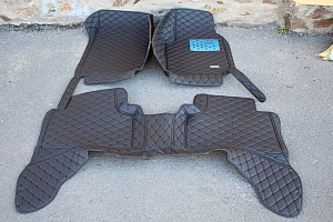 Тюнинг для Коврики в салон Escudo / Vitara 2005 - 2015 , 3D экокожа 