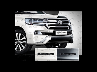 Фары Land Cruiser 200 2016 +, дизайн Executive White / Executive Black