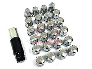 Гайки колёсные FUEL M12*1,5 24 штуки , хром