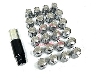 Гайки колёсные FUEL M12*1,5 24 штуки , хром