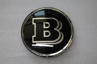 Эмблема Mercedes G-class W463 на решетку, ободок хром