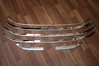 Накладки Harrier 60 на решетку бампера , сталь 