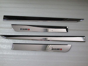 Тюнинг для Молдинги дверей Patrol Y62 дизайн Nismo хром
