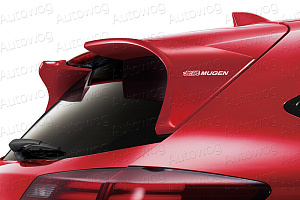 Тюнинг для Спойлер Vezel , на верх заднего стекла , белый , дизайн Mugen 