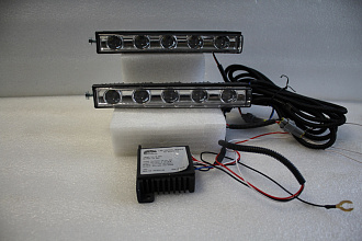 Ходовые огни дизайн Mercedes G-class W463 , хром 