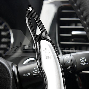 Тюнинг для Накладки на подрулевые лепестки Outlander 2016-2021 / ACX 2012-2015 , карбон