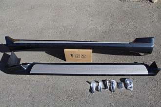 Пороги Land Cruiser 100 правый руль , темно-бежевые ( UCA76 )