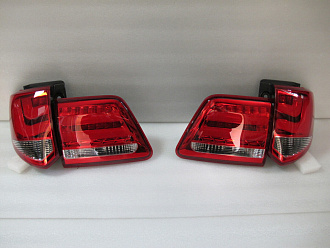 Стопы Fortuner 2011 - 2015 дизайн Lexus красные 